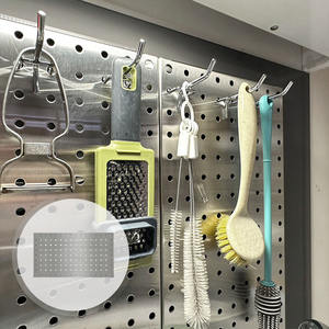 Panel de Herramientas de Acero Inoxidable para Montaje en Pared, Forma Rectangular, para Almacenamiento en el Hogar, Gran Venta - Product Image 1