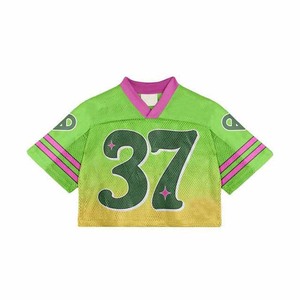 Nouveau maillot de football américain 2025 OEM personnalisé brodé court grande taille respirant toutes saisons cousu vente chaude - Product Image 5
