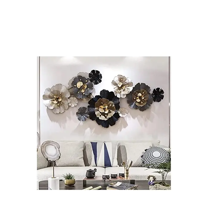 Custom Luxury metal brass wall art for Home Decorative items for customized size cheap price with hot sale