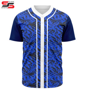 Maillot de baseball personnalisé col rond broderie hommes unisexe gris maillot de baseball avec logo - Product Image 6