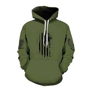 Sweat-shirt à capuche surdimensionné imprimé streetwear unisexe en molleton épais pour l'hiver, service OEM disponible - Product Image 6