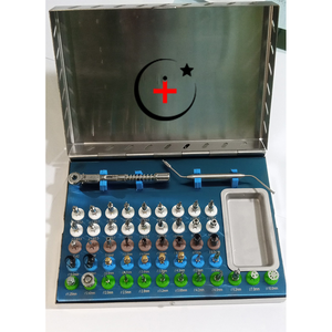 CHAN TARA - Kit Quirúrgico de Implantes Dentales de 50 Piezas, Juego de Instrumentos Reutilizables, Llave Dinamométrica, Acero Inoxidable, Certificado CE - Product Image 4