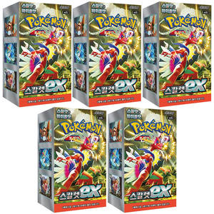 Pour Pokemon Version coréenne carte à collectionner Scarlet Violet Scarlet EX 5 coffret avec livraison rapide gratuite produit le plus populaire - Product Image 1
