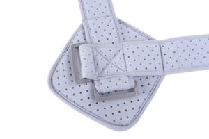 Correcteur de posture portable réglable, respirant, léger, en polyester et coton, soutien dorsal orthopédique pour assis, attelle d'épaule - Product Image 6