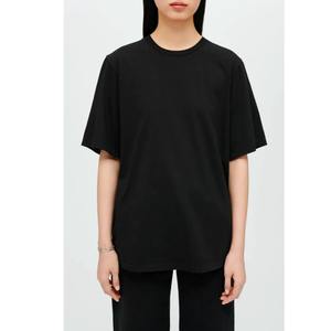 Camisetas básicas para mujer, camisetas simples sólidas sueltas de algodón para mujer, camisetas de verano de gran tamaño para mujer 2025, proveedor de BD - Product Image 6