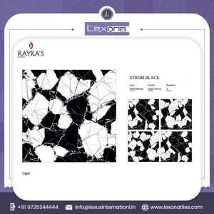 Azulejo de suelo Interior de mármol pulido brillante completo de 600x600mm de alta calidad, azulejos de porcelana esmaltados brillantes lisos modernos de 5mm de espesor - Product Image 5