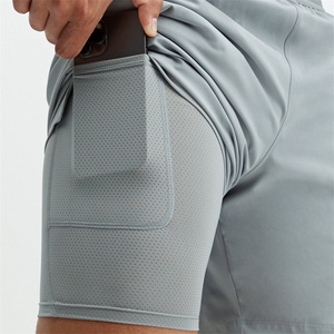 Pantalones cortos de hombre de talla grande de poliéster y Spandex de alta calidad personalizados de fabricante 2025, envío DDP - Product Image 2