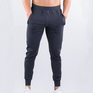 Pantalones Deportivos Ecosmart para Hombre, Ligeros, de Felpa, con Bolsillos con Cremallera, Diseño Decorativo en el Centro, para Entrenamiento y Descanso - Product Image 1