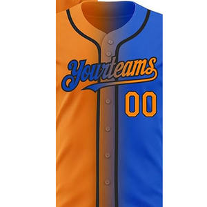 Cheer Baseball Jersey Maillots vierges en gros Manches courtes Personnalisé 100% Polyester Raglan Baseball Shirt Respirant Séchage rapide - Product Image 5