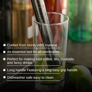 Wholesale Premium Quality Cocktail Muddler Custom Cheap Professional <b>Bar</b> Accessories Stirrer Tool for Wine Cocktail Ice Muddling - Product Image 2