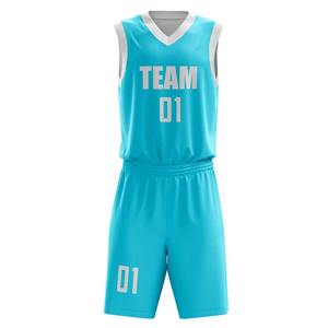 BSCI haute qualité séchage rapide 100% polyester maillot de basket-ball antibactérien Anti-UV confortable respirant 120g vêtements de sport - Product Image 3