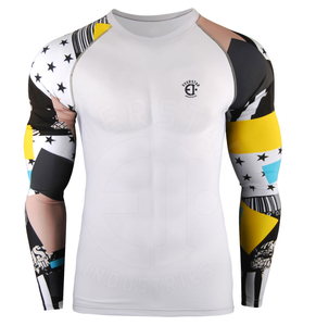 OEM qualité supérieure Men Rush Guard Couleurs personnalisées disponibles Logo personnalisé Men Rush Guard - Product Image 1