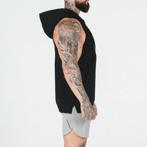 Fabrication conception personnalisée automne vente chaude hommes sweats à capuche décontracté 100% coton poche surdimensionné basket-ball régulier - Product Image 3