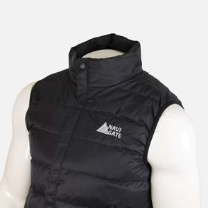 Navigate Outdoor Half Down Jacket en noir - Product Image 3