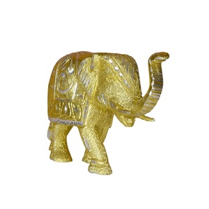 Estatua de Ciervo Texturizada en Oro y Plata de Primera Calidad con Acabado Metálico Artístico, Escultura Decorativa de Vida Silvestre para el Hogar, Oficina, Escritorio o Estante - Product Image 3