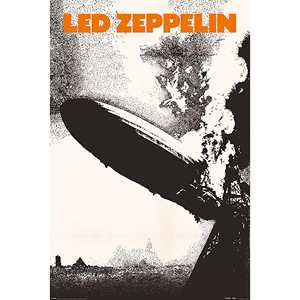 Póster de Led Zeppelin I para decoración de pared con ilustraciones icónicas de Led Zeppelin - Product Image 4