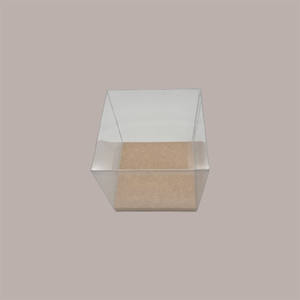 Caja de PVC transparente de montaje automático de 20 piezas, 6x6cm, 5mm de espesor, patrón Rectangular, 6x6cm, cajas empaquetadas para embalaje, caja de Pvc - Product Image 4