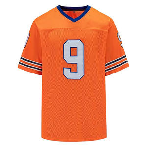 Camiseta de fútbol deportiva para hombre, servicio OEM de alta calidad, ropa deportiva de fútbol americano de talla grande, estampado de transferencia de calor corto - Product Image 1