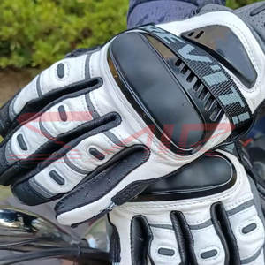 Meilleur fabricant de gants de moto personnalisés de haute qualité hiver classique en cuir véritable écran tactile prix de gros d'usine - Product Image 4
