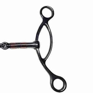 Broca de anillo suelto de boca de acero inoxidable de alta calidad, logotipo personalizado para deportes y establo de caballos, servicio OEM, picoteo personalizado - Product Image 4