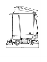 Vente chaude service commercial nettoyage des sols Mopping AGV robot Entrepôt AWG50