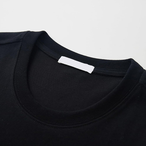 New Arrival 2026 Good Quality Breathable Mens Shirt Thick Collar 100% Cotton T Shirts Heavyweight Plain <b>Tshirt</b> for Men Unisex - Product Image 5