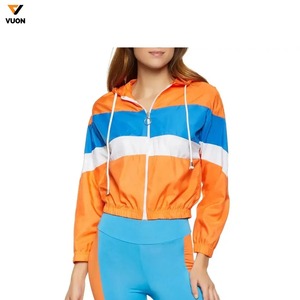 Femmes Haute Qualité 2025 Logo Personnalisé Impression par Sublimation Coupe-Vent Imperméable Veste pour Femmes - Product Image 4