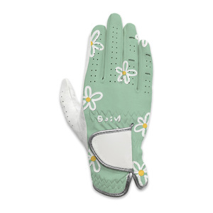 Gants de golf personnalisés Fournisseur OEM Vente en gros en vrac Cuir Cabretta Poignée antidérapante Respirant Flexible Durable Utilisation professionnelle de golf - Product Image 6