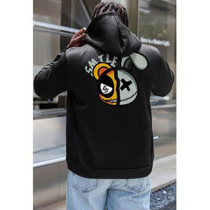 Vente en gros de pull-over de haute qualité pour l'hiver avec logo personnalisé sweat à capuche décontracté en coton et molleton épais pour hommes - Product Image 1