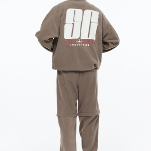 Pantalones de chándal de talla grande apilados personalizados pantalones cargo de entrenamiento - Product Image 6