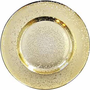 Restaurant de fête de mariage au prix de gros plaques de chargeur en métal en acier inoxydable de haute qualité avec finition dorée - Product Image 4