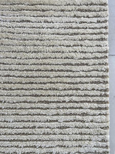 Alfombra Moderna de Seda para Interiores, Antideslizante, con Elegante Diseño de Rayas, Hecha a Mano, con Base de Algodón Grueso, Precio de Fábrica - Product Image 6