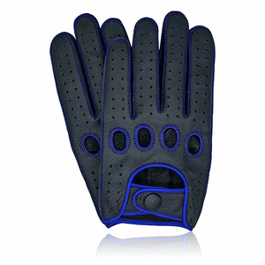 Gants de conduite personnalisés en peau de chèvre à double paume Gants de protection hivernale en cuir pour la construction industrielle Sports pour le cyclisme - Product Image 3