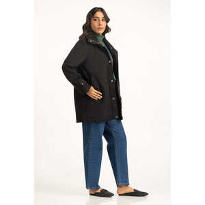 Abrigo con Cuello Alto y Corte Regular para Invierno WM-JKT-WS25-026 en Tejido - Product Image 3