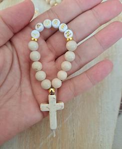 Rosario Personalizado para Niños con Nombre, Regalo Religioso para Estudiantes, Recuerdos al Final <span class=keywords><strong>de</strong></span> Curso, Primera Comunión, Bautizo - Product Image 3