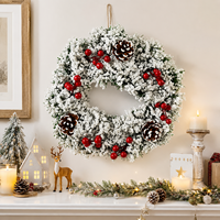 AYOYO Guirlande de Noël Tengtiao à suspendre pour vitrine et porte, idéale pour la décoration de lieux événementiels et comme cadeau de Noël, produit phare