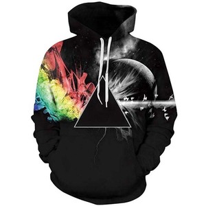 Sweat-shirt surdimensionné à manches longues pour homme, impression 3D de Logo personnalisé, sweat-shirt à capuche en coton et polyester, avec service OEM, 2023 - Product Image 4