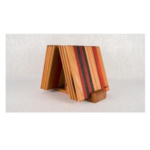 Posavasos elegantes de bambú y nogal para bodas, fiestas, hoteles, restaurante y cocina casera - Product Image 1