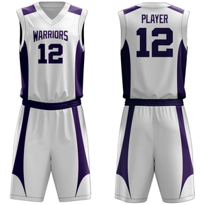 Ensemble de maillots de basket-ball Warriors, 12 maillots imprimés numériquement, col en V, sans manches, uniforme unisexe pour adultes, évacuation de l'humidité, anti-UV, anti-bactérien - Product Image 1