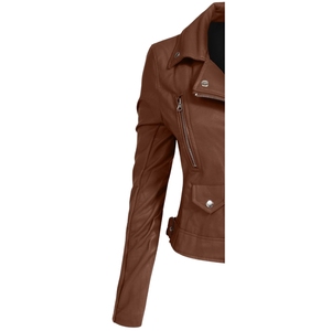 Women's Printed Genuine <b>Sheep</b> <b>Skin</b> & Woolen Motorcycle <b>Jacket</b> Windproof Eco-Friendly Heated Quick Dry Custom Made Winter <b>Jacket</b> - Product Image 3