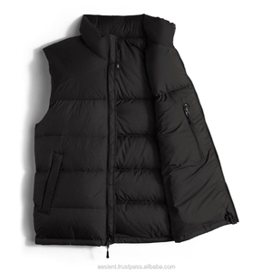 Chaqueta de invierno acolchada de algodón ligero para hombre 2025, chaleco acolchado sin mangas con cuello levantado para uso diario - Product Image 3