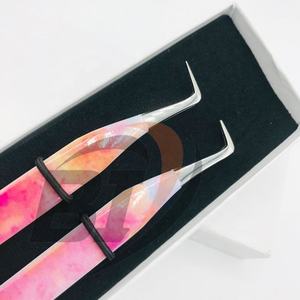 แหนบต่อขนตาบูตบาง90องศาโลโก้แบบมืออาชีพปลายแหลมเหล็กแบบยั่งยืนฉลากส่วนตัวปริมาณมาก - Product Image 2