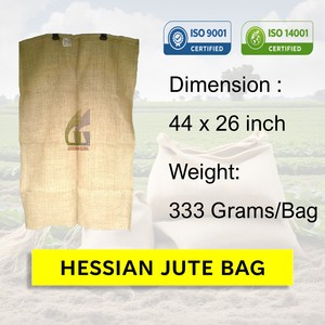 Sacos de Hesse de 44x26 Pulgadas, 333g, Capacidad de 80kg, para Empaque Agrícola, Bolsas de Arpillera de Grado Alimenticio, Exportador Goodman Global Bangladesh - Product Image 2