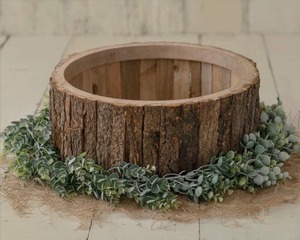 Cuenco de madera de calidad Superior para recién nacidos, accesorio de fotografía para posar, cesta de madera rústica, accesorios para sesión de fotos de bebés para bebés recién nacidos - Product Image 3