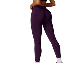 Leggings de Yoga de Poliéster y Elastano Transpirables de Longitud Completa, Pantalones de Fitness para Gimnasio, Correr, Ropa Deportiva, Fabricante, Leggings al por Mayor - Product Image 1