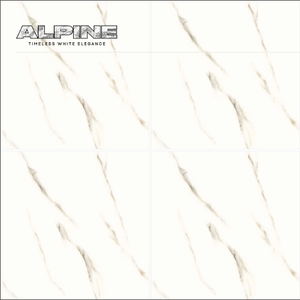 Novac Céramique Élégance Marbre Numérique Mur Carrelages de Sol 600x600mm Surface Brillante Modèle SNOW STATUARIO ALPINE pour Murs Sols - Product Image 6