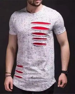 Camiseta Personalizada para Hombre, Lavado Ácido, 100% Algodón, Transpirable, 220g, Cuello Redondo, Talla Grande, Diseño Gráfico Vintage, Patrón Sólido - Product Image 5