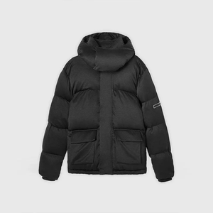 Abrigo de invierno con capucha Puffer Hombres Ropa Chaqueta Streetwear Impresión Engrosamiento Burbuja Abrigos Chaquetas de hombre Sudadera con capucha Puffer - Product Image 1