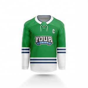 Novedad de 2025, ropa deportiva OEM lisa en blanco barata, camisetas de hockey sobre hielo para hombres. - Product Image 5