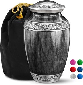 เครื่องเผาศพสีแดงสำหรับผู้ใหญ่ขนาดใหญ่เกรดสูงการออกแบบที่ไม่ซ้ำใครทันสมัยทำจากอลูมิเนียมที่ทนทานงานฝีมือโลหะสำหรับงานศพของตกแต่ง - Product Image 5